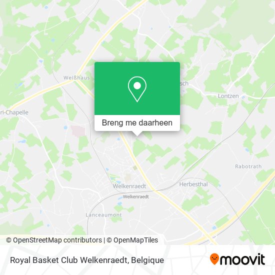 Royal Basket Club Welkenraedt kaart