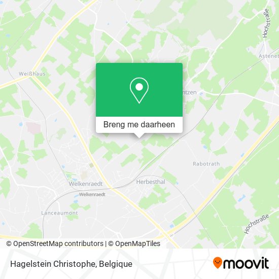 Hagelstein Christophe kaart