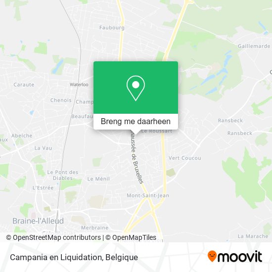 Campania en Liquidation kaart