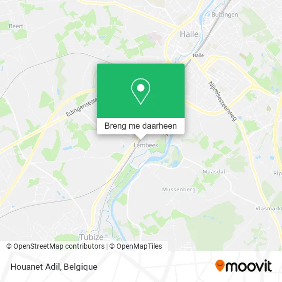 Houanet Adil kaart