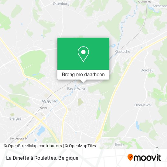 La Dinette à Roulettes kaart