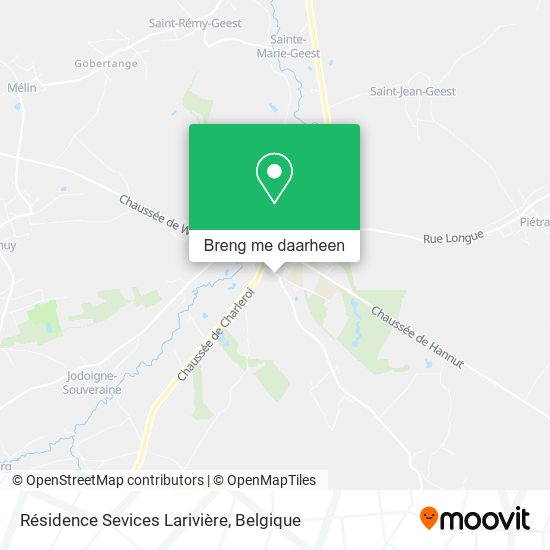 Résidence Sevices Larivière kaart
