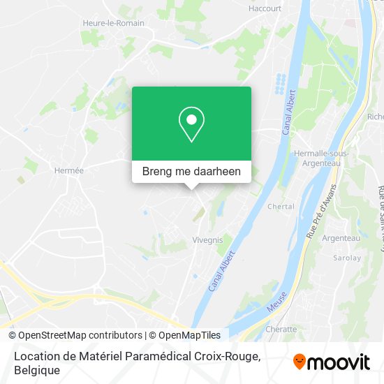 Location de Matériel Paramédical Croix-Rouge kaart