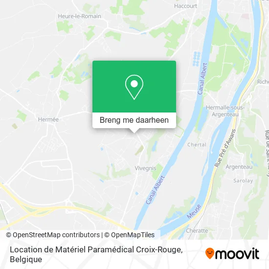 Location de Matériel Paramédical Croix-Rouge kaart