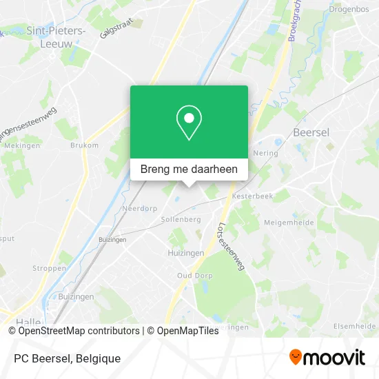 PC Beersel kaart