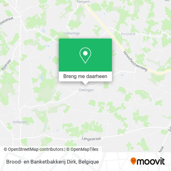 Brood- en Banketbakkerij Dirk kaart