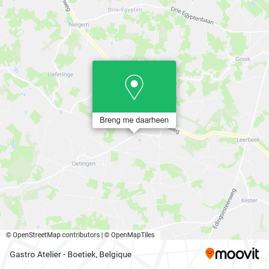 Gastro Atelier - Boetiek kaart