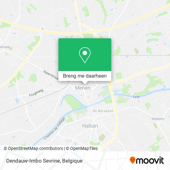 Dendauw-Imbo Sevrine kaart