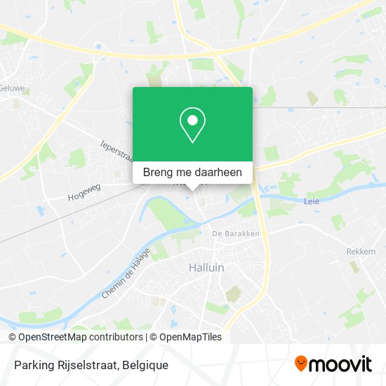 Parking Rijselstraat kaart