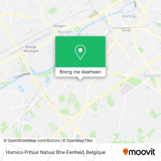 Humico-Frituur Natuur Btw-Eenheid kaart