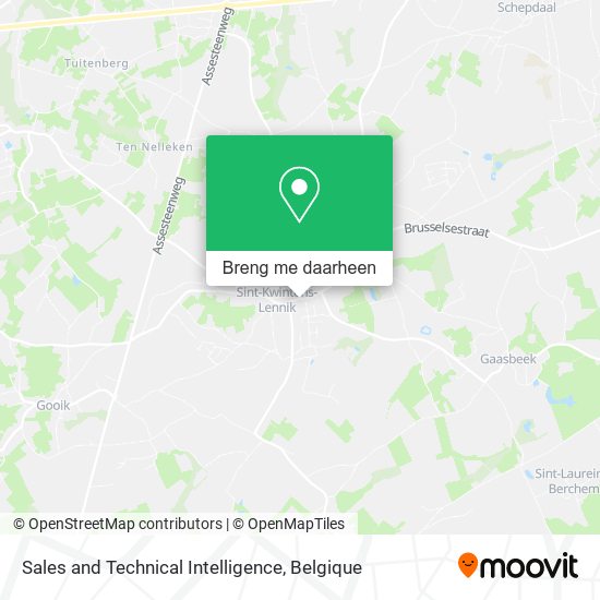 Sales and Technical Intelligence kaart