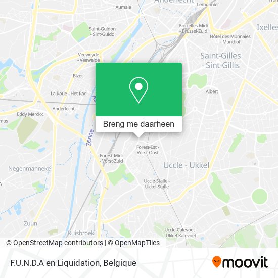 F.U.N.D.A en Liquidation kaart
