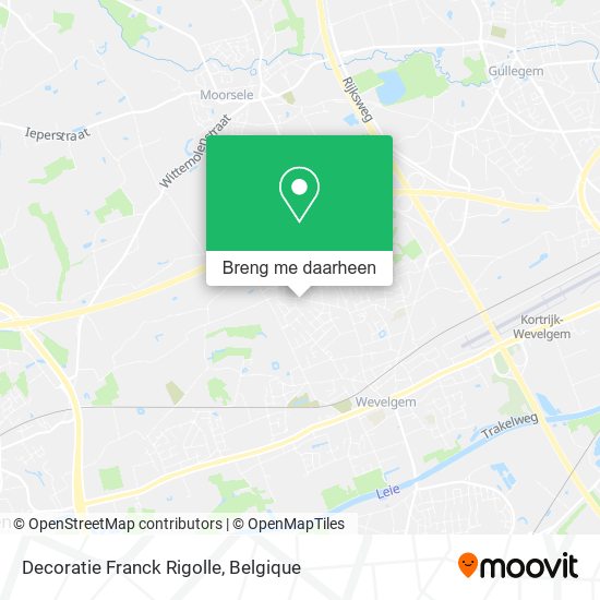 Decoratie Franck Rigolle kaart