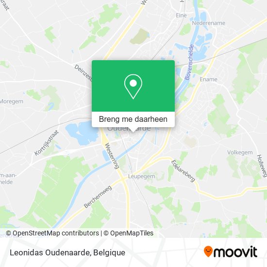 Leonidas Oudenaarde kaart