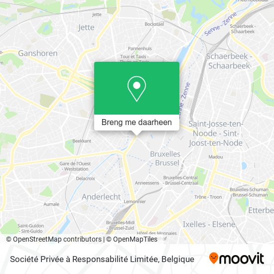 Société Privée à Responsabilité Limitée kaart