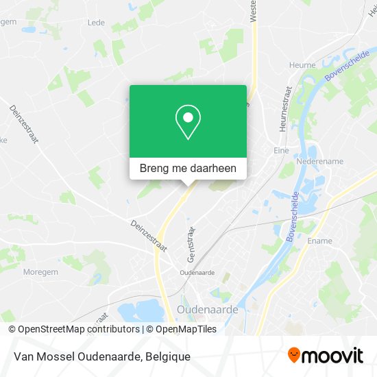 Van Mossel Oudenaarde kaart