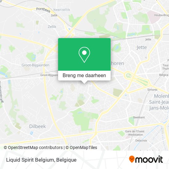 Liquid Spirit Belgium kaart