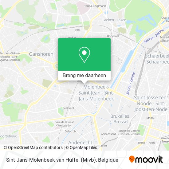 Sint-Jans-Molenbeek van Huffel (Mivb) kaart