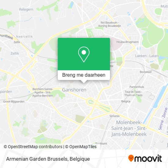 Armenian Garden Brussels kaart