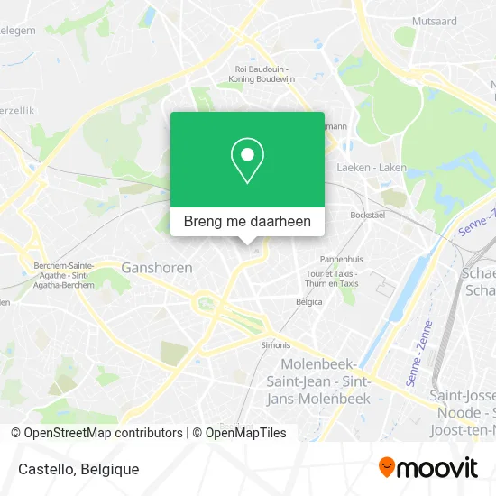 Castello kaart