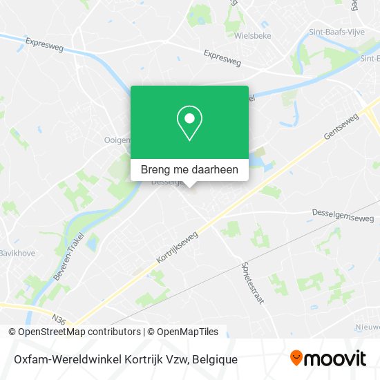 Oxfam-Wereldwinkel Kortrijk Vzw kaart