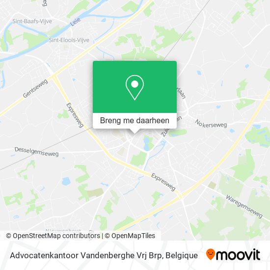 Advocatenkantoor Vandenberghe Vrj Brp kaart