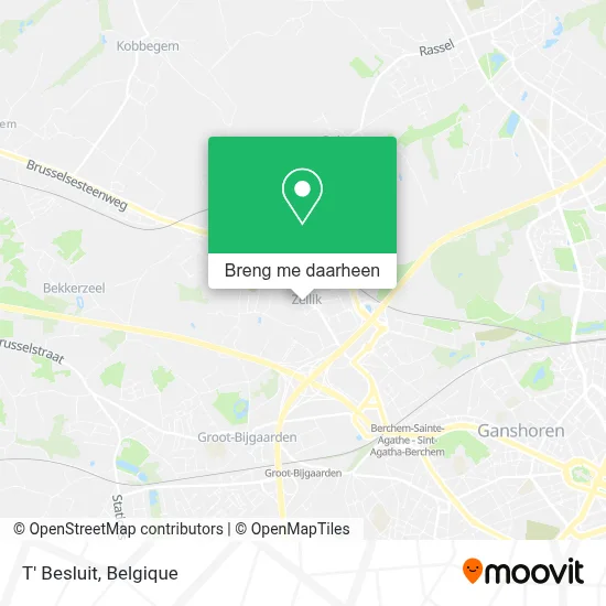 T' Besluit kaart
