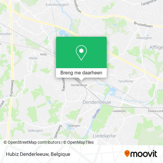 Hubiz Denderleeuw kaart