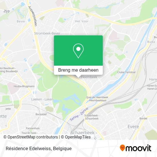 Résidence Edelweiss kaart