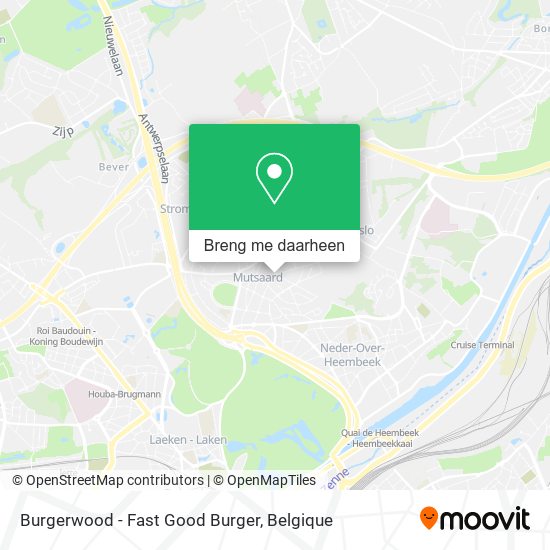 Burgerwood - Fast Good Burger kaart