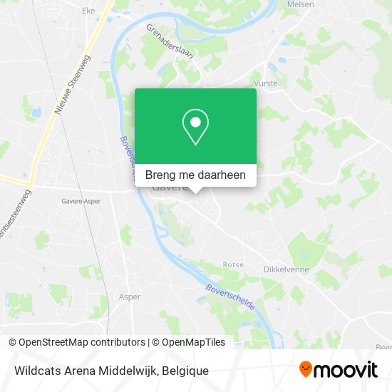 Wildcats Arena Middelwijk kaart