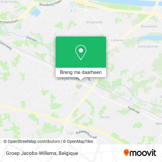 Groep Jacobs-Willems kaart