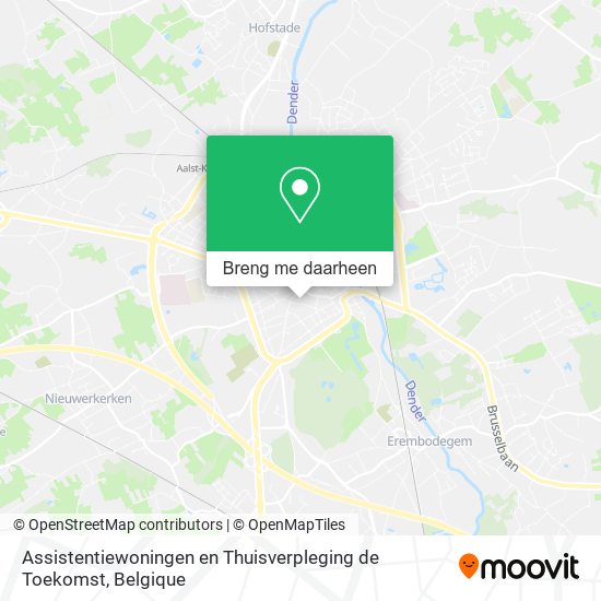 Assistentiewoningen en Thuisverpleging de Toekomst kaart