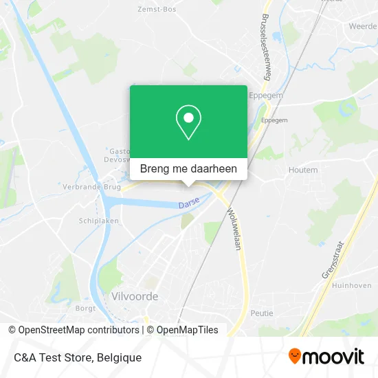 C&A Test Store kaart