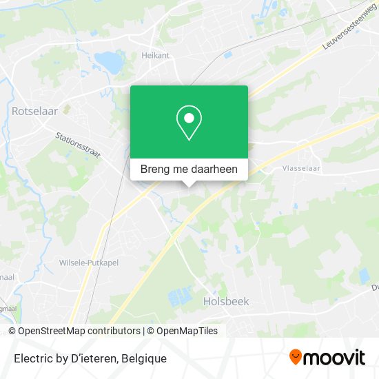 Electric by D’ieteren kaart
