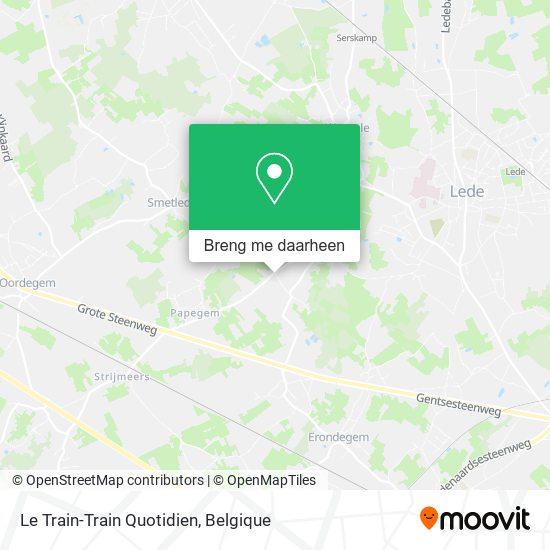 Le Train-Train Quotidien kaart