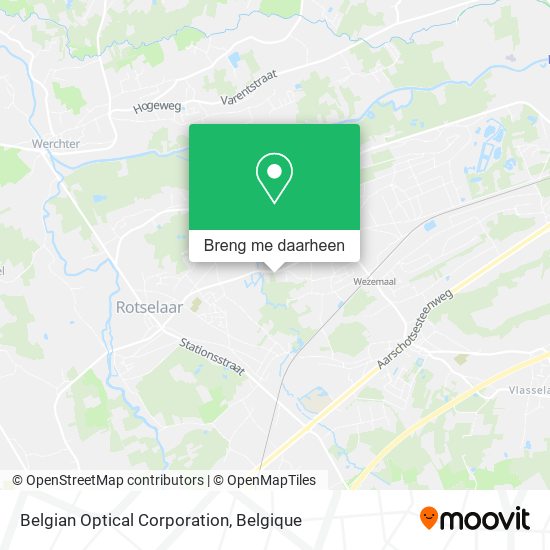 Belgian Optical Corporation kaart