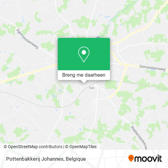 Pottenbakkerij Johannes kaart