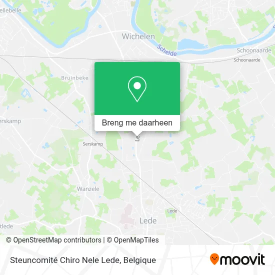 Steuncomité Chiro Nele Lede kaart
