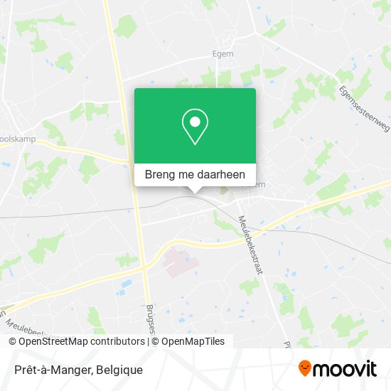 Prêt-à-Manger kaart
