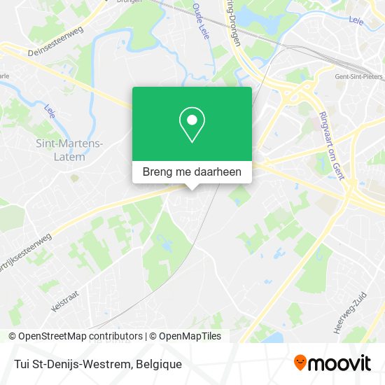 Tui St-Denijs-Westrem kaart