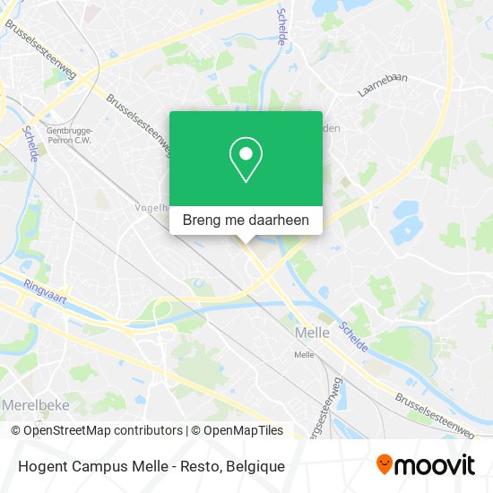 Hogent Campus Melle - Resto kaart