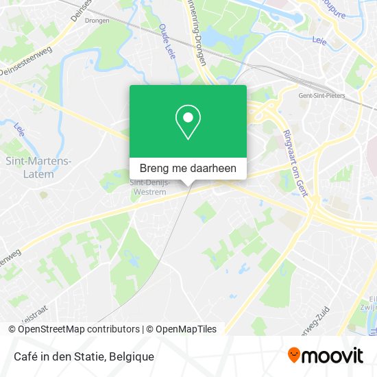 Café in den Statie kaart