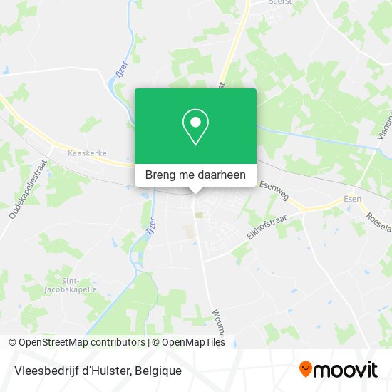 Vleesbedrijf d'Hulster kaart