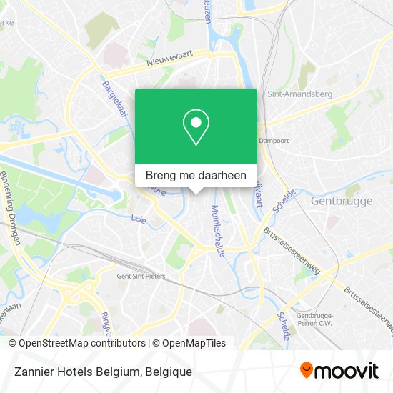 Zannier Hotels Belgium kaart