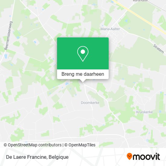 De Laere Francine kaart