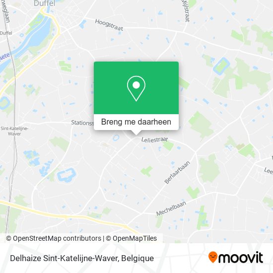Delhaize Sint-Katelijne-Waver kaart