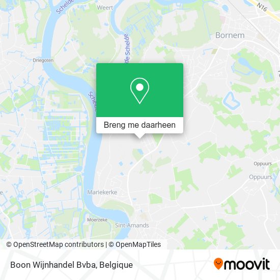 Boon Wijnhandel Bvba kaart