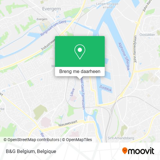 B&G Belgium kaart