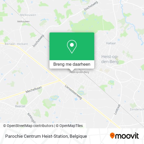 Parochie Centrum Heist-Station kaart